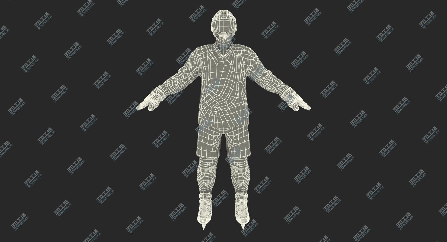 images/goods_img/2021040161/Hockey Player Generic 5 Rigged for Cinema 4D 3D Model/3.jpg